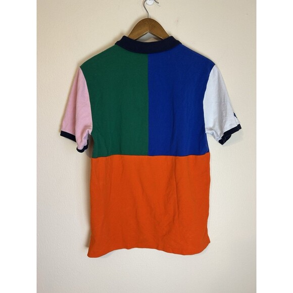Polo Ralph Lauren Polo Shirt Youth XL 18-20 Colorblock Big Pony Colorful Preppy - Picture 3 of 5